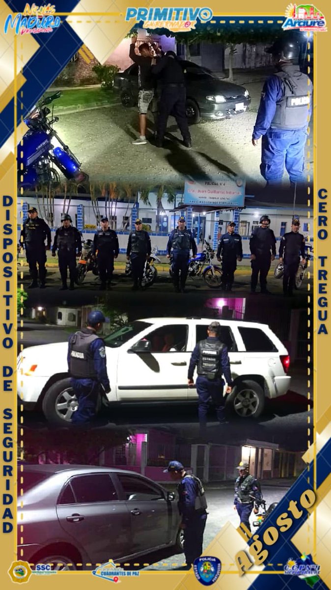 SSCPORTUGUESA1's tweet photo. _#22Ago// *#CCPN°4 ARAURE* Activados con el Dispositivo Seguridad *Vacaciones Seguras* Realizando el chequeo a través del Sistema SIIPOL de personas, vehículos y motos, trabajamos por la paz y tranquilidad de los Araureños_ https://t.co/AVgty6nRwO