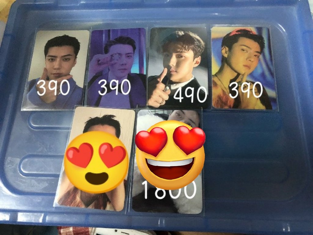 Numsom2212's tweet photo. การ์ดเซฮุน ราคาตามรูปเลยค่ะ
ค่าส่ง 40/60 กทม. ตจว.
พร้อมส่ง
#ตลาดนัดexo #ตลาดนัดEXOL https://t.co/SaW3Xmb01P
