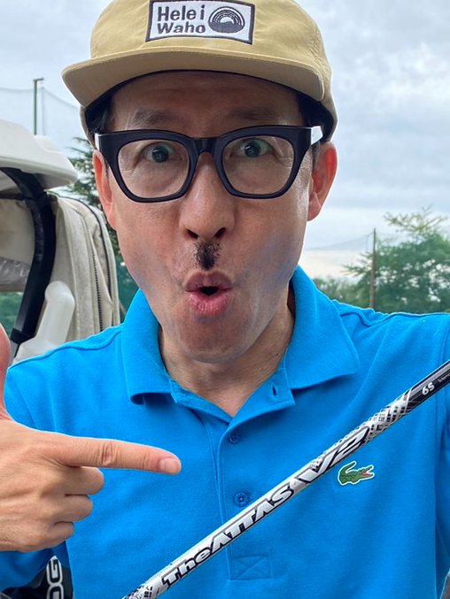 geotechgolf's tweet image. 岩井ジョニ尾さんと、やすさんにジオテック「GT9」をゴルフの相棒にして頂きました！
・曲がりが少ないので狙って打てる！
・とにかく！飛ぶ！
と、絶賛して頂けました。
本当に、ありがとうございます。

#岩井ジョニ男 さん #やす さん
@USTMamiyagolf #USTMamiya #アッタス #ATTAS
#golf #ゴルフ