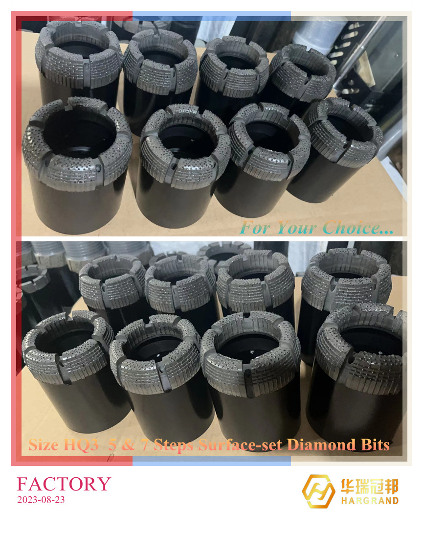 CandaceZhou7's tweet image. YES...
Size HQ3
5 &amp;amp; 7 Steps
Surface-set Diamond Bits
For Your Choice...
Wa: +86 187 3166 6682
#Geotechnicaldrilling #Corebit
#Explorationdrilling #Diamondbits #Diamondcoredrilling #Rockdrillingtool #Undergrounddrilling
#Drillersclub #Rockdrilling #Drillingtool #Mineralexploration