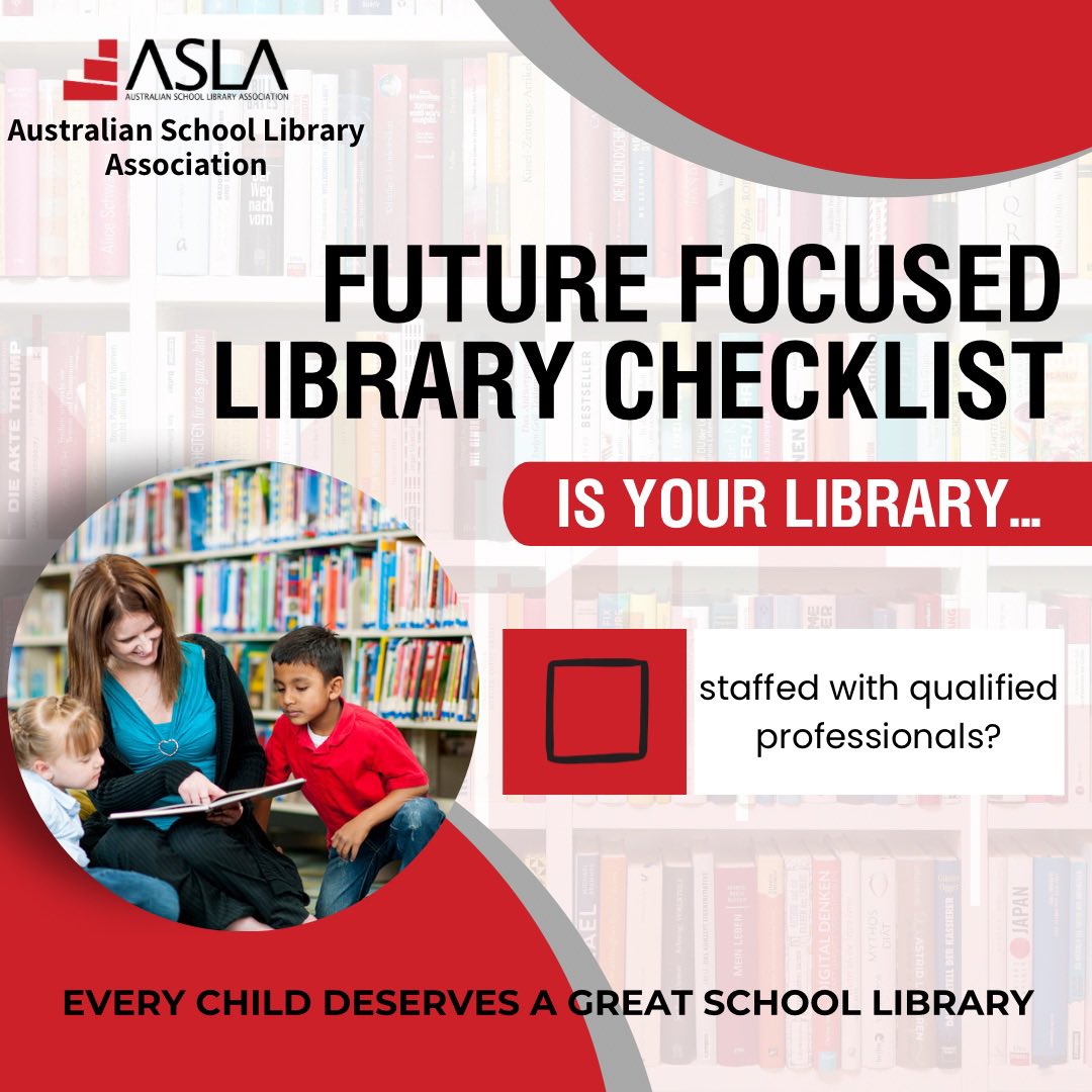 Today is Australian School Library Day - a chance to celebrate and highlight the glorious variety of things your school library staff do for students, staff and their school communities.

#asld2023