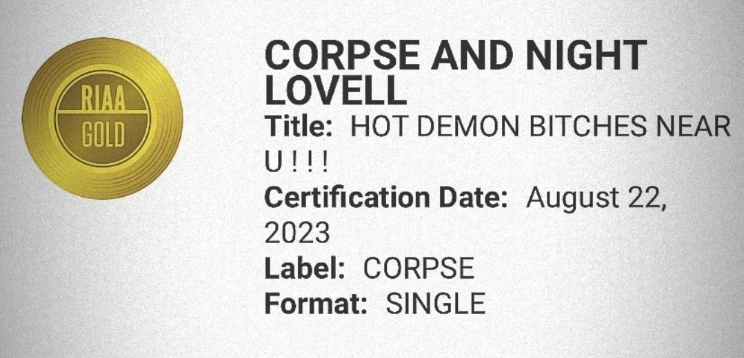 Kanahito26's tweet photo. Label: CORPSE
That is so hot seriously #HDBNUGOLD https://t.co/Agkw1XrUP1