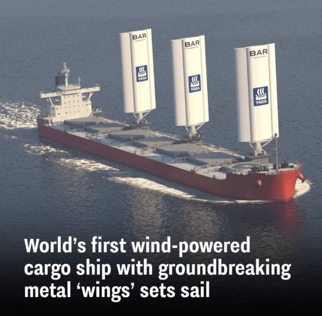 First #windpowered #cargoship... #cargo #ship