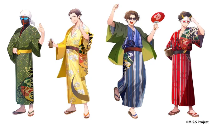 MSSP様【極楽湯コラボ】イラストを描かせて頂きました! よろしくおねがいします #MSSP古に伝わりし極楽湯 #MSSP 