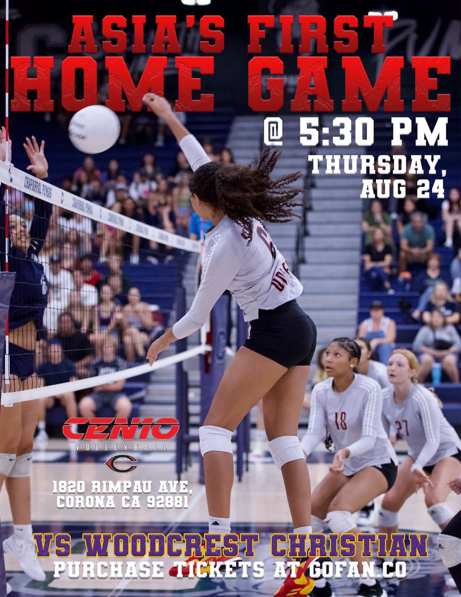 Asia’s 1st Home Game at Centennial on Thursday. Come out Support <a href="/Cen10VB/">Cen10Volleyball</a> 
<a href="/AsiaUdoEma/">Asia Udo-Ema</a> #MagicBaby 
Let’s Work!
<a href="/CeliUdoEma/">Celi Udo-Ema</a> <a href="/isaacudoema/">Isaac</a> <a href="/niquedunning/">Dominique Dunning</a> <a href="/PeyHeyrani/">Peyman Heyrani</a> <a href="/DougJoseph/">Doug Joseph</a> <a href="/TheeCoachBreeze/">Breeze McDonald</a> <a href="/aswright93/">A WRIGHT</a> <a href="/iJustWill/">Justin Williams</a>