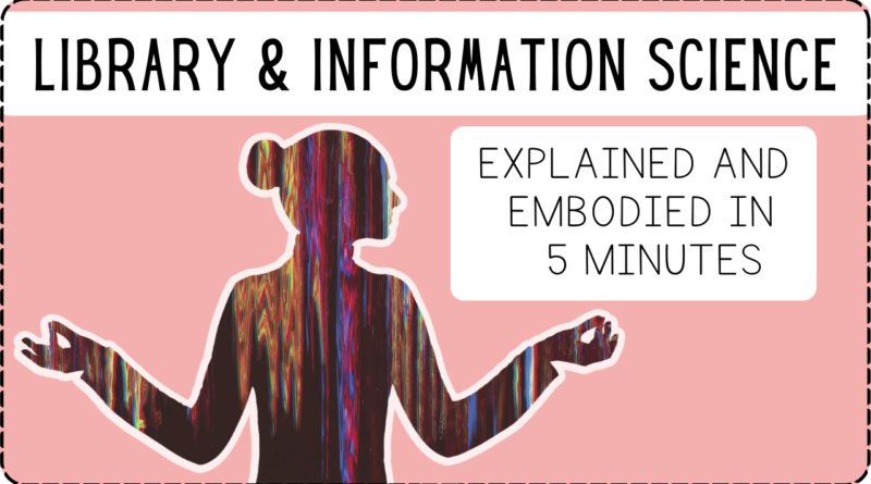 InfMatters's tweet photo. “Library and Information Science Explained and Embodied in 5 Minutes" by Jenna Hartel for #InformationMatters #INFideo https://t.co/E5onWASktN https://t.co/yBlPnc0Gc2