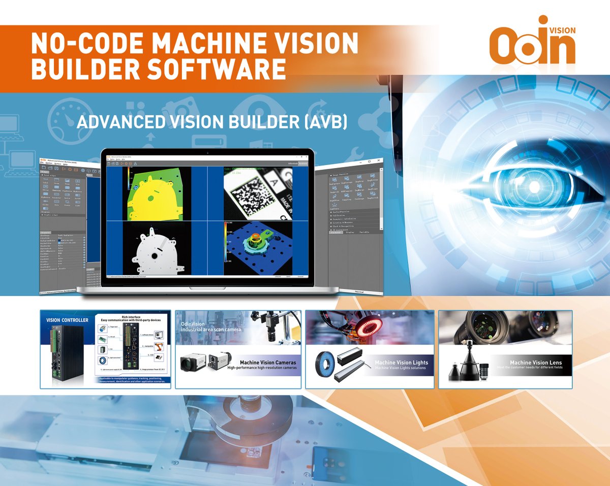 odinvision_ai's tweet photo. OdinVision
One-stop solution to your Machine vision problems.
Get to know more about us
https://t.co/oElamqzYRC

#machinevision #robotics #manufacturers  #semiconductors #automation #optics #plc #assembly #ems #pcba #smt #smartmanufacturing  #VisionController #odinvision_ai https://t.co/tHFQqOfHxR