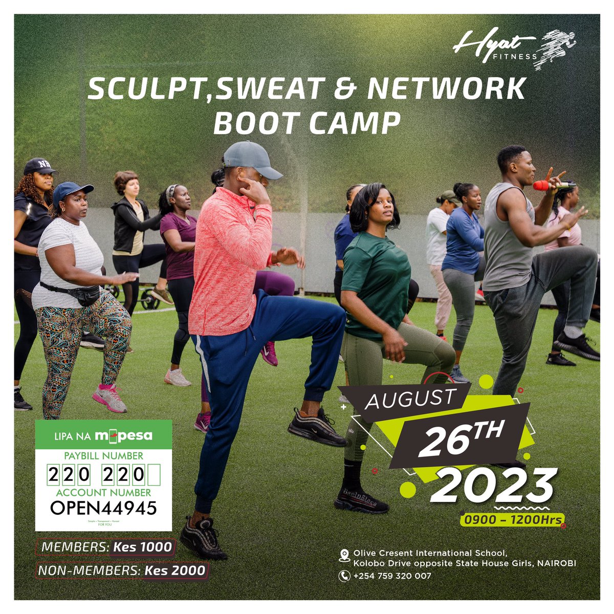 Secure your spot now by getting your ticket for an Electrifying Weekend Experience!

#bootcamp #tickets #fitnessaddict #FitnessGoals #fungettingfit  #networkingplatform #aerobicsclass #taeboclass #dancefitness #olivecresent #hyatfitness