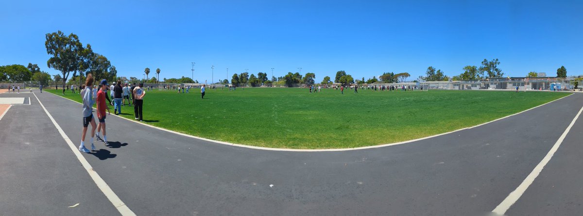 Great first day of school today! Our enrollment is up and our staff made a lot of adjustments to ensure a smooth opening. Among many highlights today was seeing the students run onto the new grass fields at lunchtime.