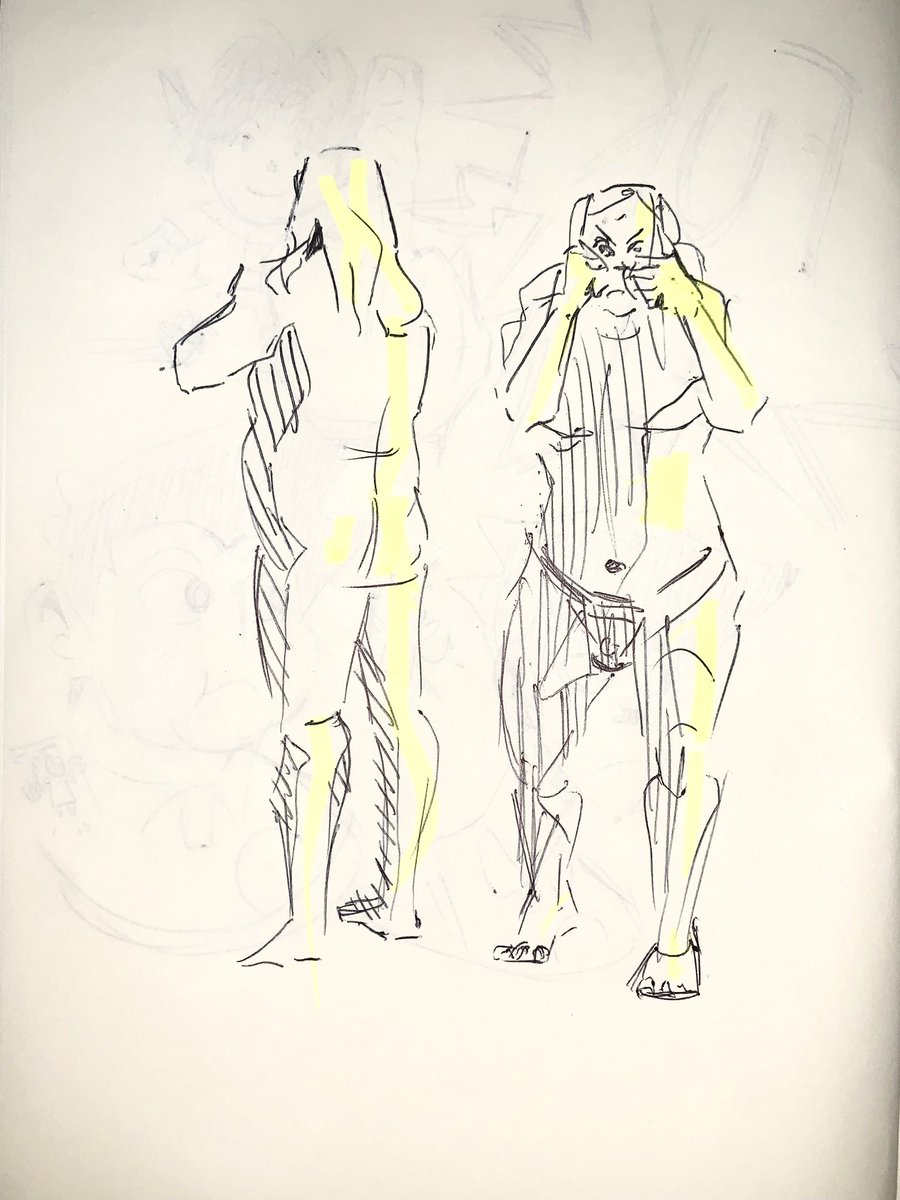 heyimrom's tweet photo. Days 1 and 2 of figure drawing everyday till school starts ✌️✨ https://t.co/qalUcUELzd