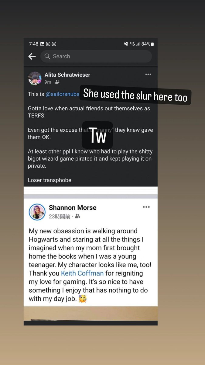 SailorSnubs's tweet photo. Why you would ever use that slur and call yourself an ally at the same time is beyond me.

But yeah go off on me and my broomstick. https://t.co/YOz67OCDAU