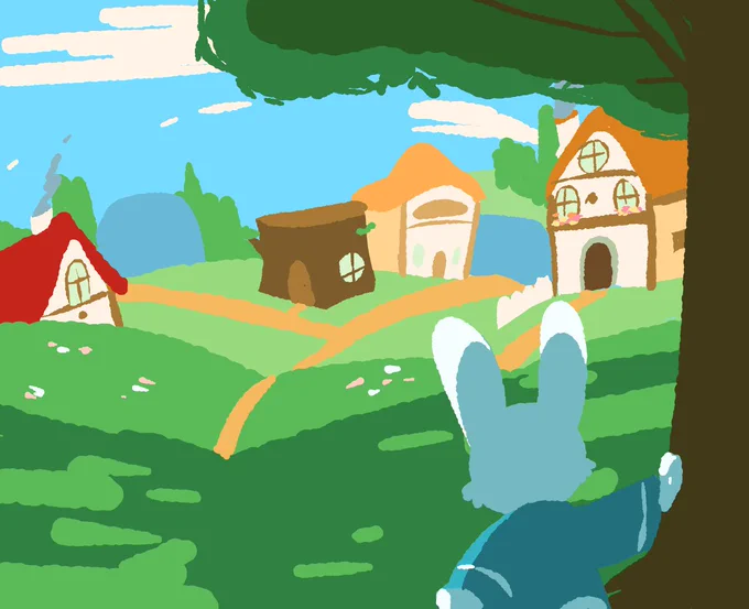 every now n then i get in a lineless art sorta mood 