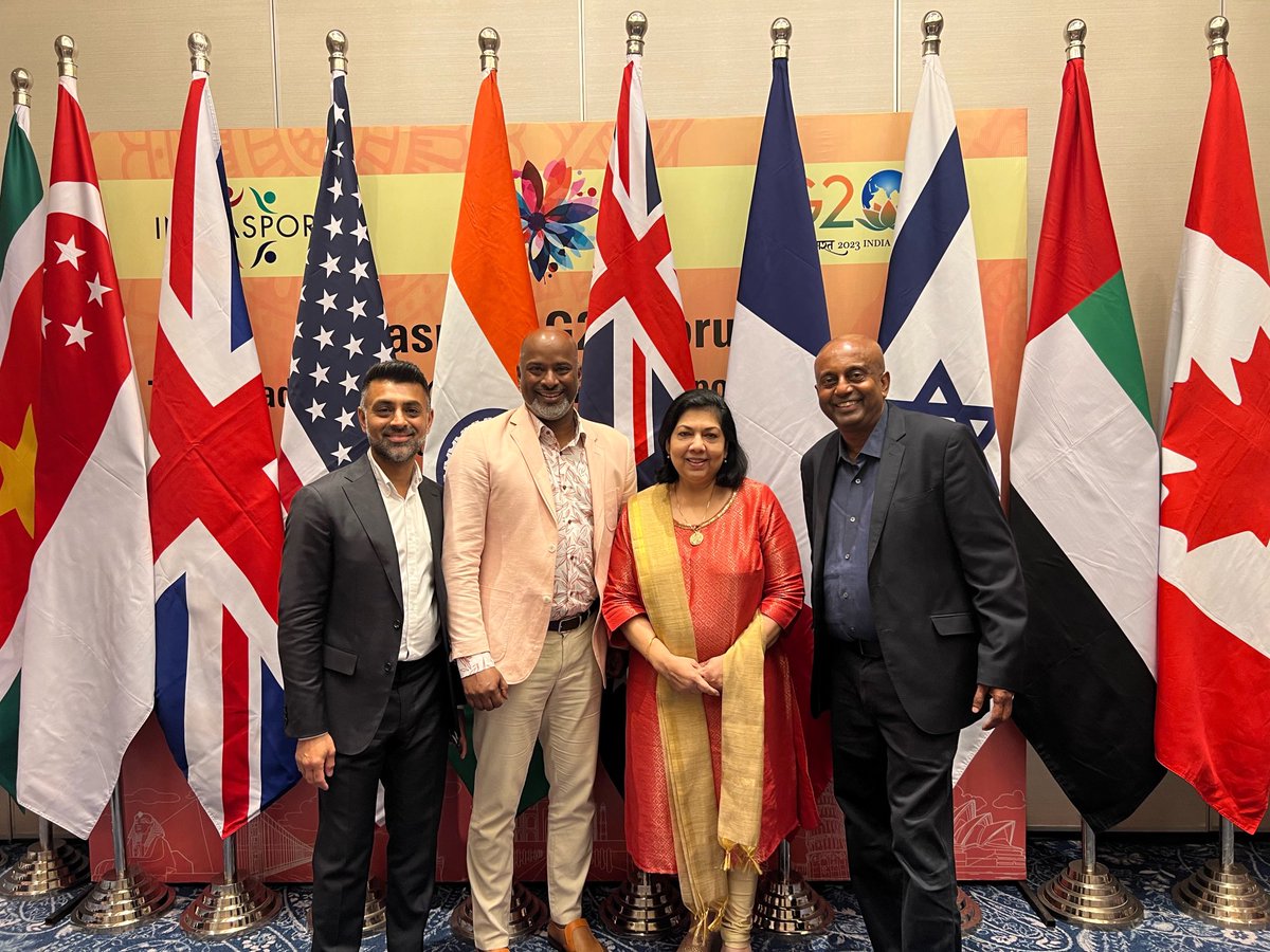 Indiaspora G20 Forum a grand kick off yesterday evening with some of our team members from Australia, Jai Patel, Tim Thomas & Daniel Vinod.looking forward to some lively and strategic multilateral discussions!