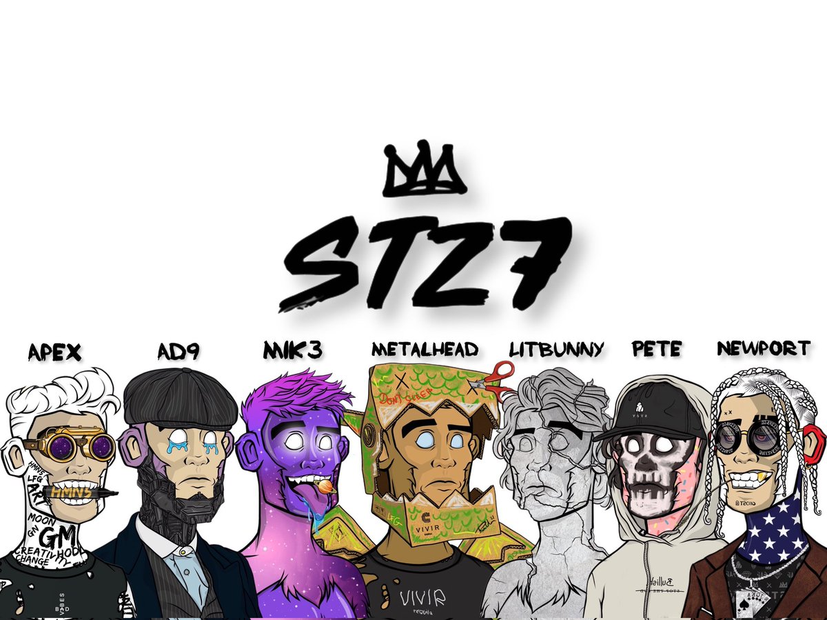 MikeNewporteth's tweet photo. @AlphaDon09 @1117BHD @HMN5_NFT @okinalabs @steezyapegang @BryanveeEth @Apex68_MDC @MetalHead_014 @Mik3_N_ikes @LitBunny85 @SneakyPete211 #stz7 https://t.co/WDw60WG3oR