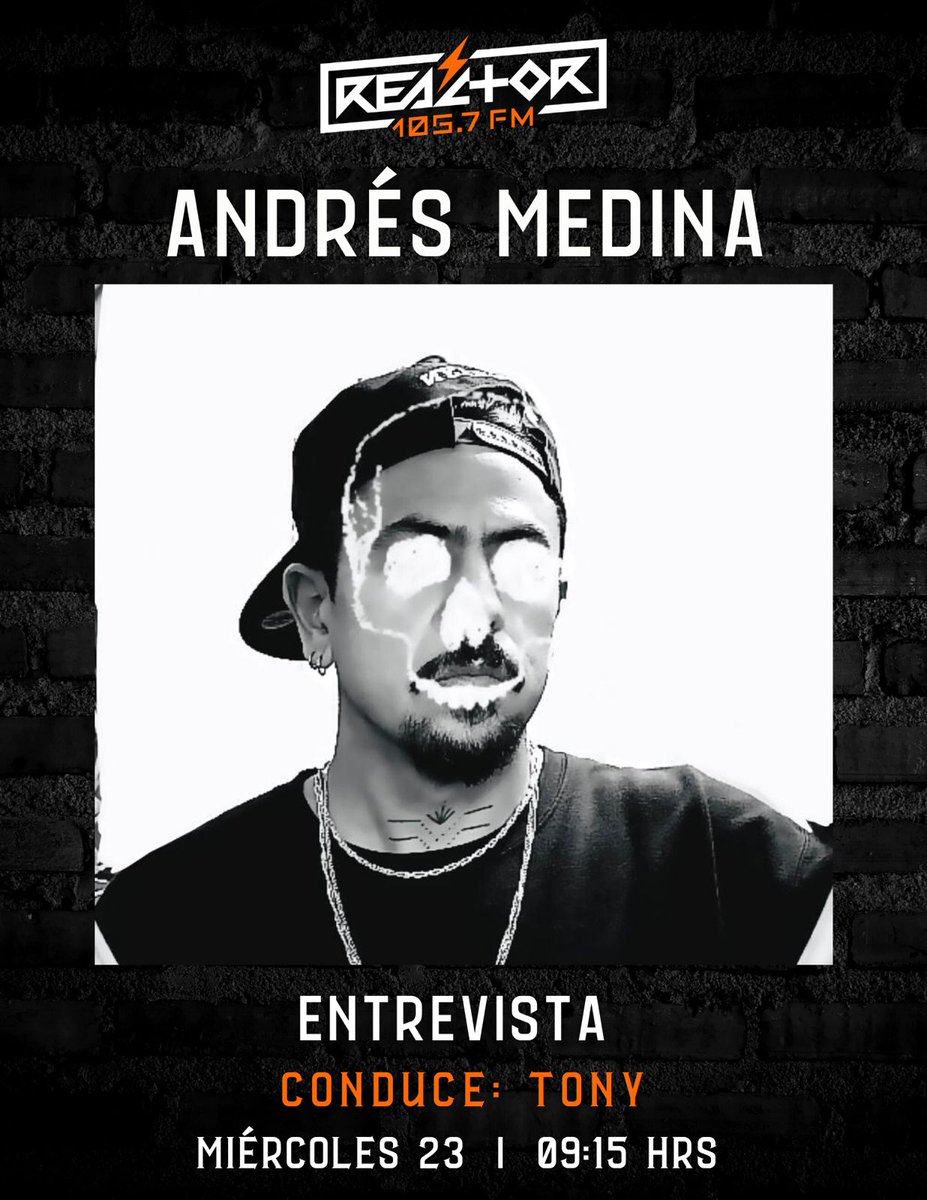 #LiberaLaReacción que les da 2 horas de muy buena música y la charla que <a href="/eltonykings/">ITony Kings</a> tendrá con #AndrésMedina de <a href="/PanteonMX/">Panteón</a> 

No se los pierdan y escuchen #Detonador. Estamos en vivo hasta las 10 de la mañana 🎙️🎶