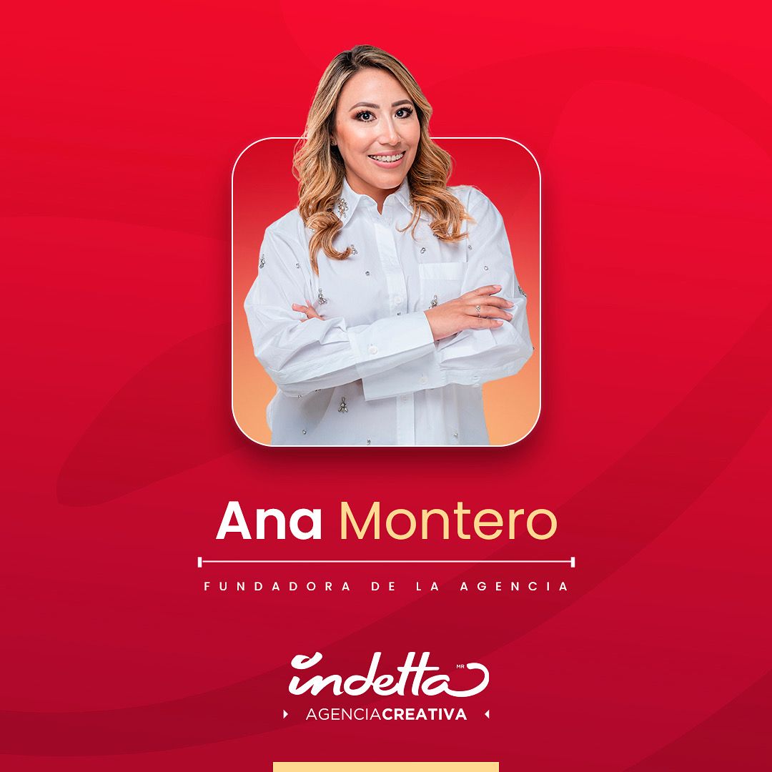 Indetta's tweet photo. Ella es @AnaMonteroR nuestra fundadora.
🌟💯🔴
Desde el 2013 creo está increíble agencia en la cual se han desarrollado grandes campañas publicitarias para clientes importantes obteniendo un gran éxito de las mismas.
🌟📩📲💯🔴🌟

#SomosIndetta #TomaVuelo #AgenciaCreativa https://t.co/LVk3QBpj9i