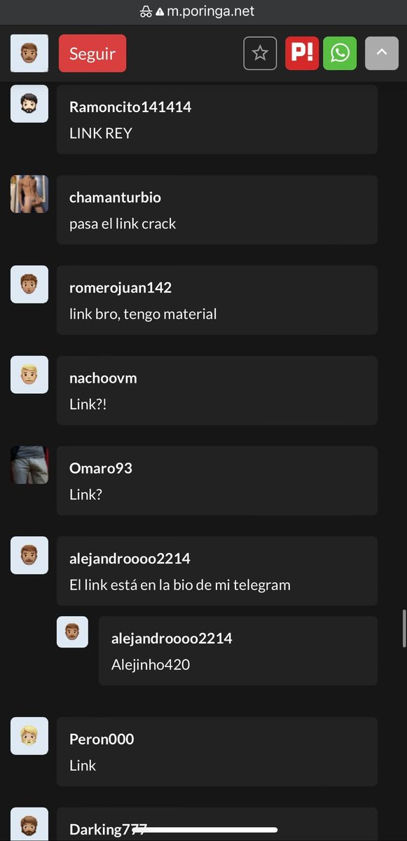 DestapandoTuc's tweet photo. Bueno, hace unos días alguien me mandó capturas de una página llamada Poringa, dicha página hace lo mismo o parecido a Telegram. COMO DIJE DESDE EL PRINCIPIO CHICAS TENGAN CUIDADO A QUIEN COMPARTEN SUS FOTOS O VIDEOS!! NO CONFIEN EN NADIE https://t.co/9MOjqhOupj