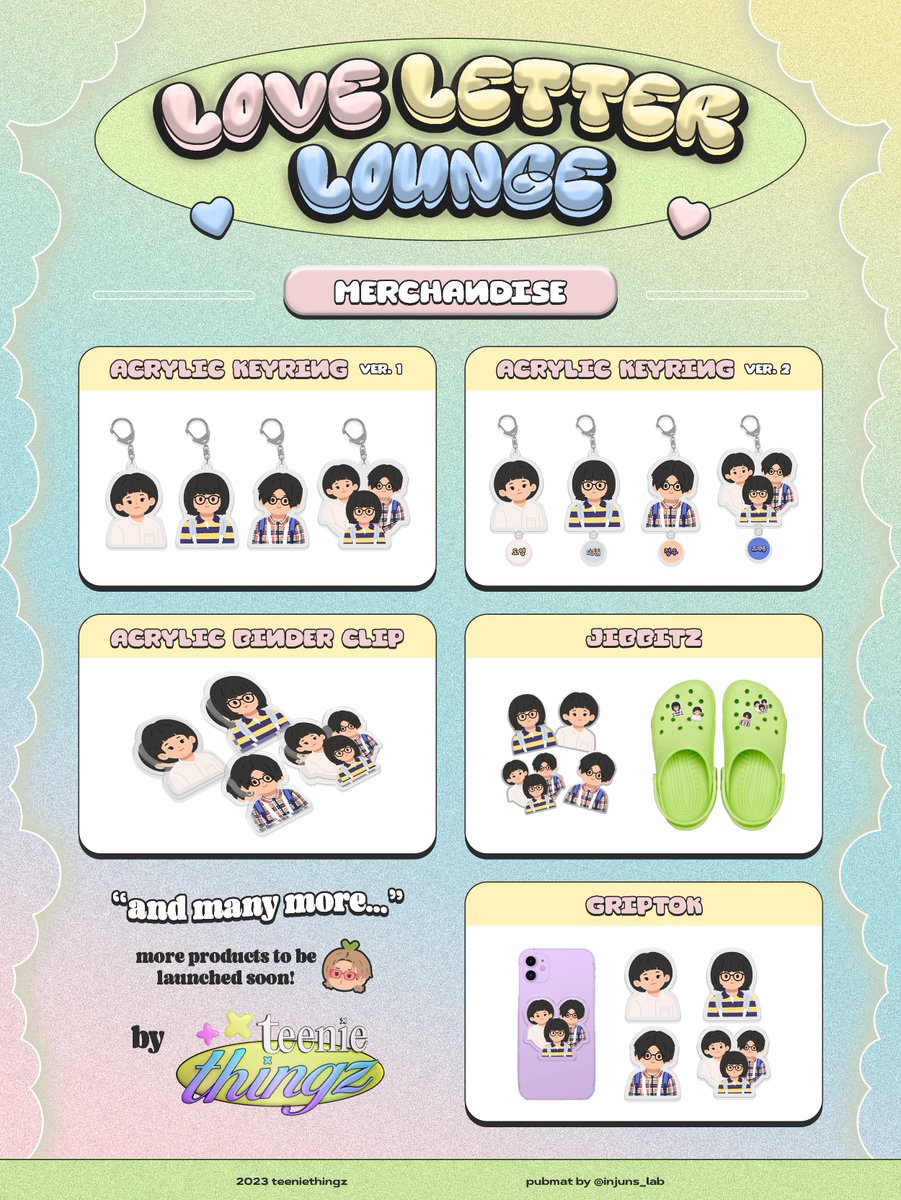 #DoJaeJung SNL Pre-Order #teeniethingz_djjsnl

𓏔 acrylic keyrings, jibbitz, griptok, binder clips, stickers &amp; button pins 
𓏔 DOO: SEPT 10 | WW G.O = DM
𓏔 order here: bit.ly/djj_snl

⌗ wts ph doyoung jaehyun jungwoo nct 127
#도재정 #DJJ #도영 #재현 #정우