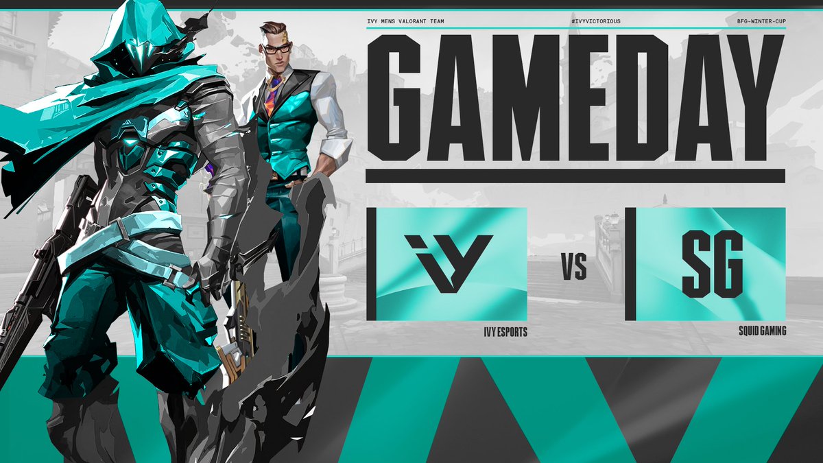 IVYeSportsOCE's tweet photo. [#IVYVAL]

Tonight the boys are up against Squid Gaming in the second round of the BFG Winter Cup tournament! Can they come out with back to back wins? 

🆚 Squid Gaming
🎮 BO1
⏱️ 7:30PM AEST
📺 N/A

#IVYVICTORY #BFG #BFGWINTERCUP #VALOCE #SQUIDGAMING https://t.co/MVGJTvLi3W