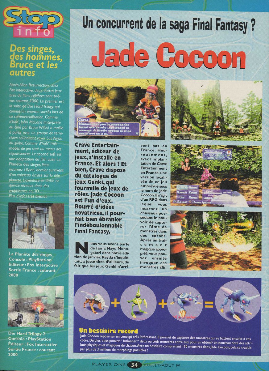 AllmightoFranky's tweet photo. #Nostalgeek la suite du #PlayerOne 99 de l'été 99 avec encore de la news,#WipeOut3 et #JadeCocoon sur #Playstation,#FatalFury3D,#Shaolin et #WuTangClan Shaolin style #Ps1.Et le test de #SilentHill pour finir SVP!!#retro #retrogaming #oldschool https://t.co/GxkSi6E7Xc