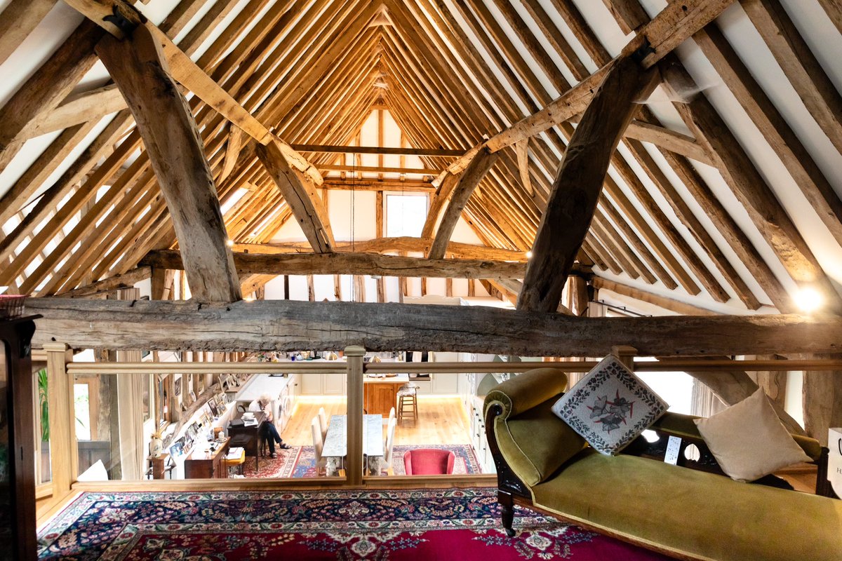 BroxArch's tweet photo. Some fantastic finished photographs of our development at Chorley Barn, comprising installation of a self-supporting timber structure to provide two bedrooms and open mezzanine structure for accessible ancillary accommodation. https://t.co/1svJr8JkjP