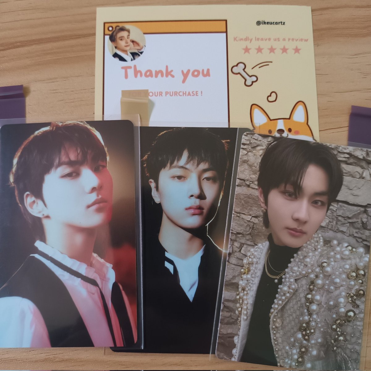ywhfel's tweet photo. [ #ywhfelmail ]
💌 — @cheonsa0120 #cheonsasimproof

jungwon + jay (freebie ba i2 huhu) pcs arrived today 🥰 sana magdilang-anghel sila para di na ako underload sa friday whahaha thank u po for packing these safely and for the freebies !! 'til the next one if ever hihi https://t.co/HbzmD7Qzch