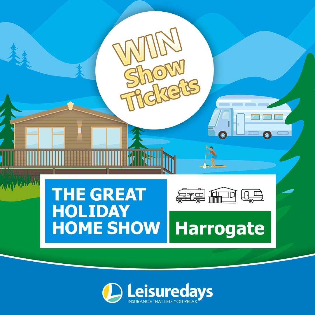 Come and experience the UK’s biggest Holiday Home Show at the Great Yorkshire Showground, Harrogate from 8th – 10th September.

We have 10 pairs of tickets up for grabs - click here to enter ⬇
leisuredays.co.uk/news/win-ticke…