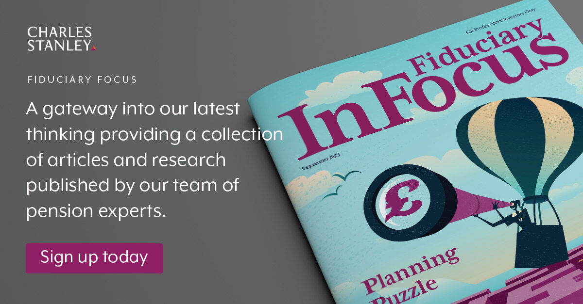 Subscribe to Fiduciary Focus 📰 – a gateway into our latest thinking providing a collection of articles and research published by our team of pension experts 🌐➡️ bit.ly/47yAA3w