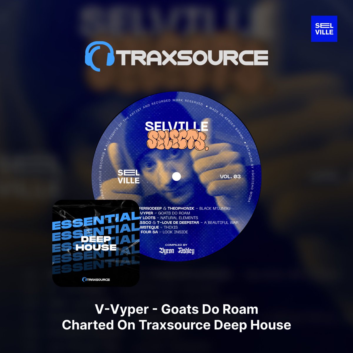 S/O to Traxsource for showing so much love to SS3 by @ByronBusikDHSAR Congrats to the gents RamsTeque, @RealVvyper, Rassco, T-Love De Deepstar, @real_theophonik , @LaFourSA , @InfernoDeep73 , Jay Loots Link - ampl.ink/KxRwM