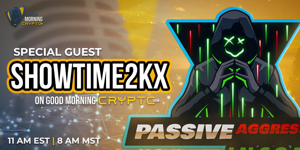 johnnykrypto00's tweet photo. He's Finally Back! Its been a while folks, but don't miss today's special guest @Showtime2kX on the Good Morning #Crypto show at 11am ET to chat about #cryptocurrencies with @3tgmcrypto, @nodedefender and yours truly... #xrp #btc https://t.co/NIuqqF1HzE