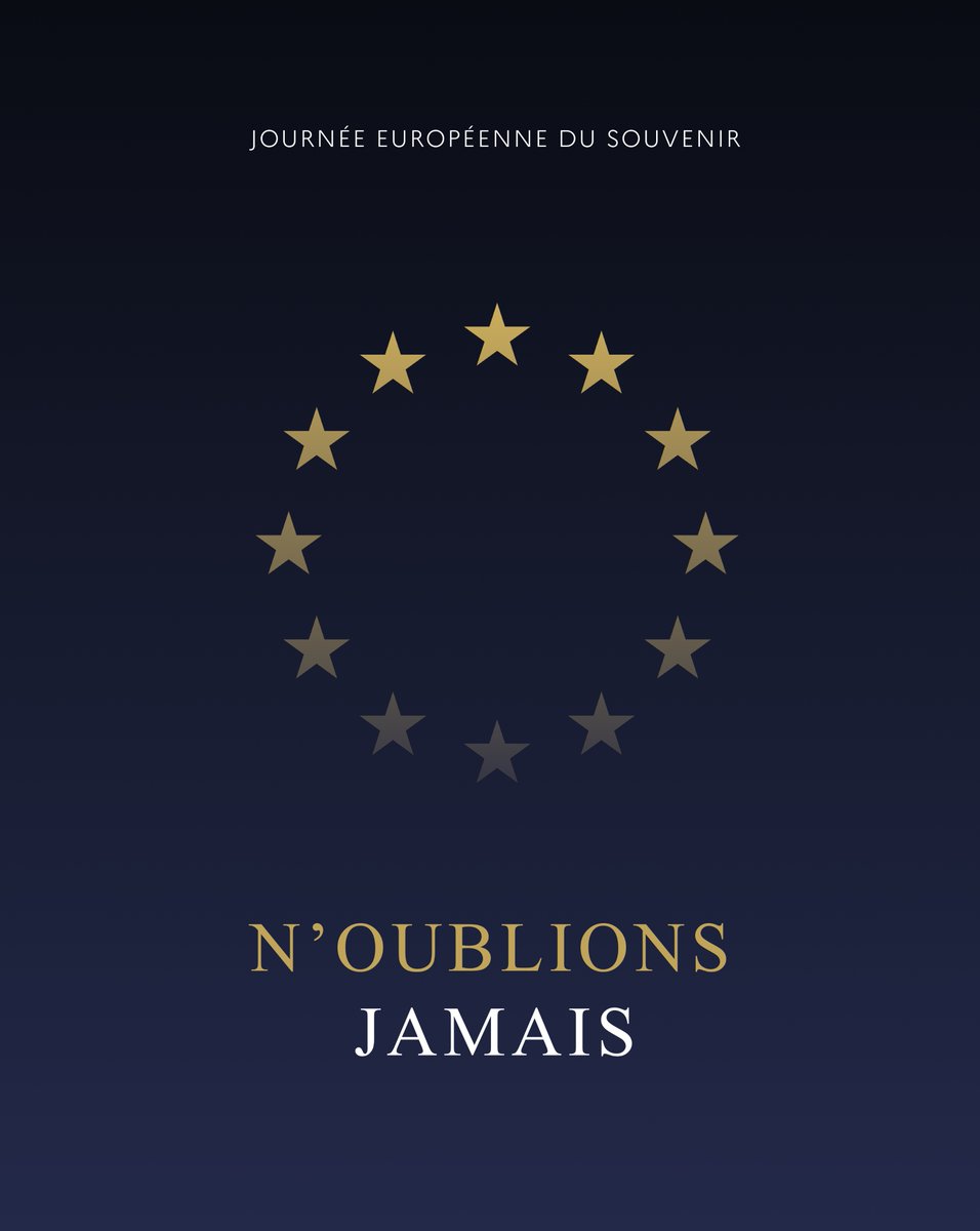 LaurenceBoone's tweet photo. #Mémoire | C’est la journée européenne de commémoration des victimes du stalinisme et du nazisme.

N’oublions jamais. Restons unis. Ne laissons jamais la haine s’installer. https://t.co/nx327aWoPU