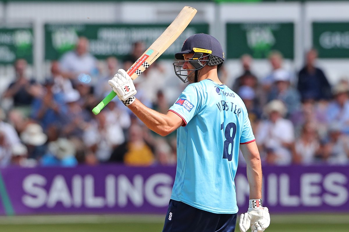 ❤️ A huge thank you to @slugwebster for his efforts in Essex colours during the @onedaycup. 🤝 Best of luck in the future, Beau!