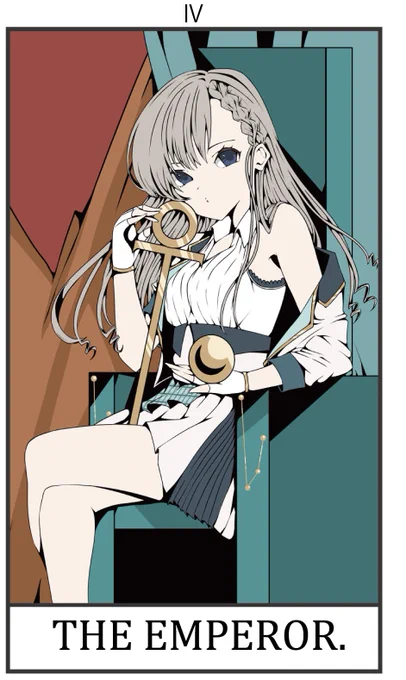 タロットカードIV 皇帝#久川颯 #デレステ 