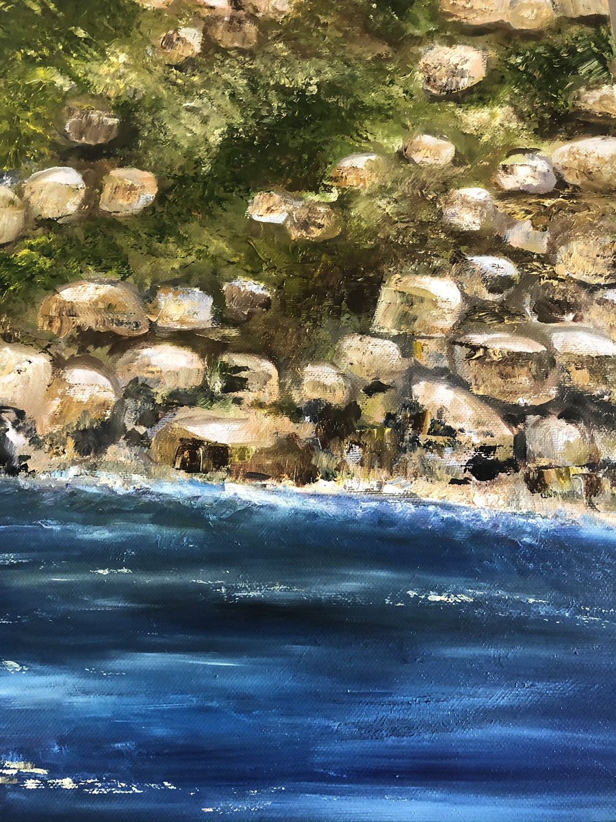 SandyHowarth's tweet image. Sharing a few works of my art - Amalfi Coast and Capri