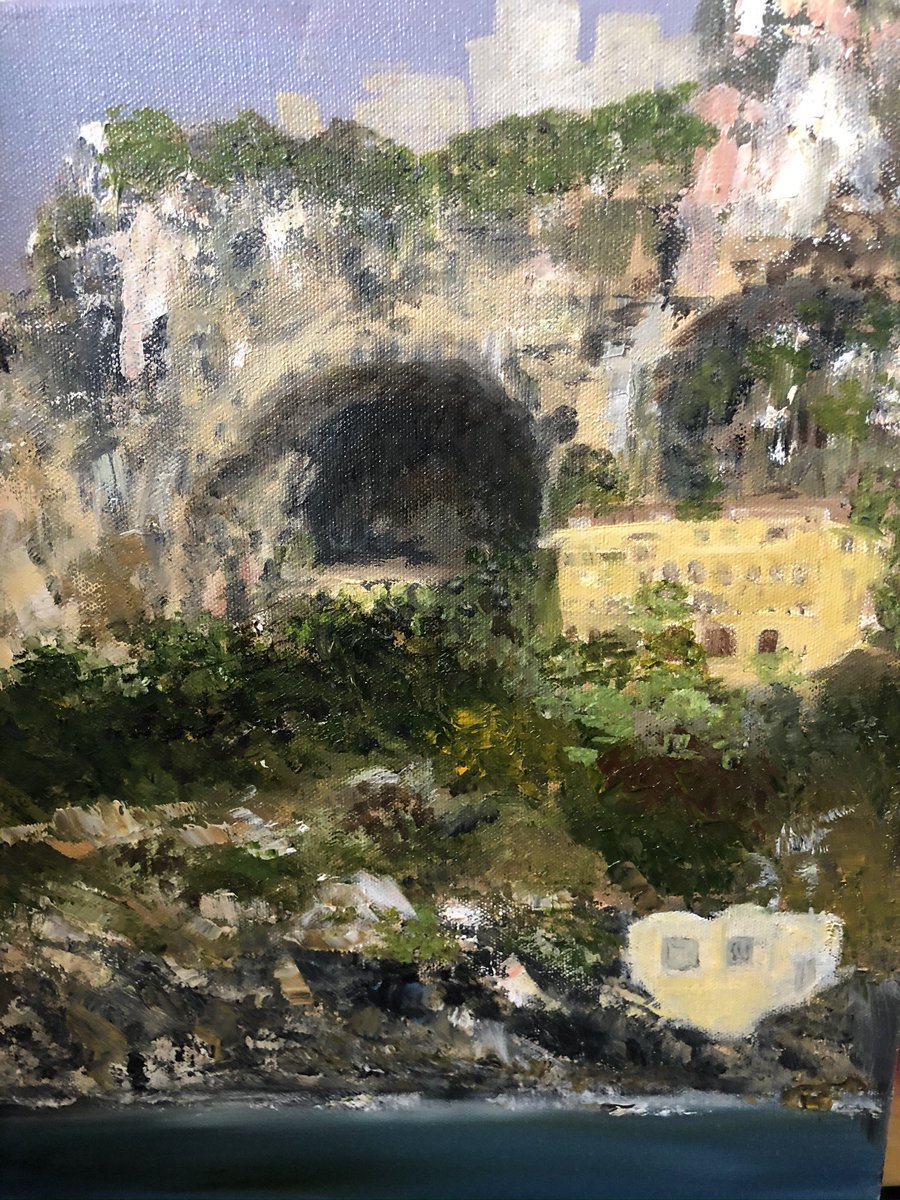 SandyHowarth's tweet image. Sharing a few works of my art - Amalfi Coast and Capri