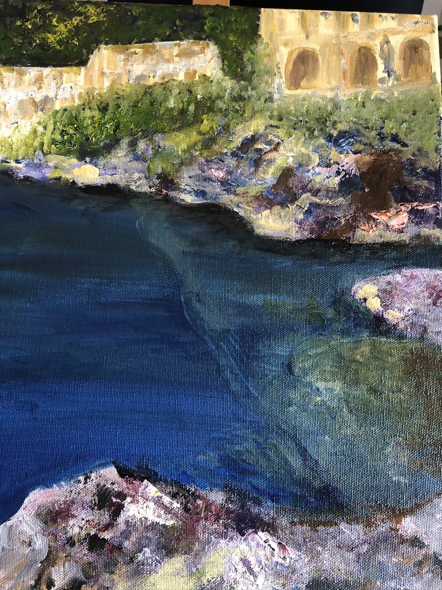 SandyHowarth's tweet image. Sharing a few works of my art - Amalfi Coast and Capri