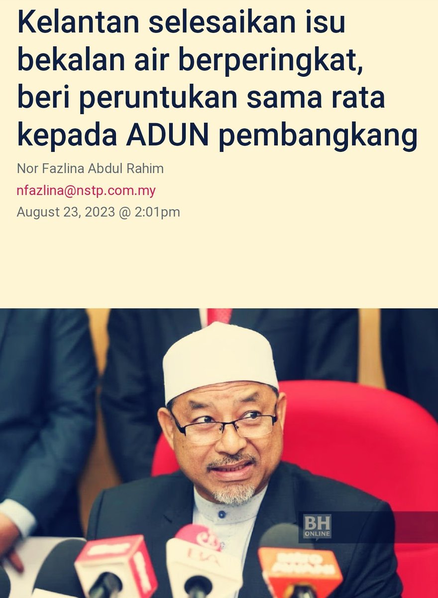 Tahniah Kelantan!

1. Penyelesaian masalah air secara berperingkat.
2. Kunjung hormat kepada Perdana Menteri.
3. Peruntukan sama rata kepada ADUN pembangkang.

Semoga dipermudahkan segala urusan, dengan penuh keberkatan, insya-Allah.