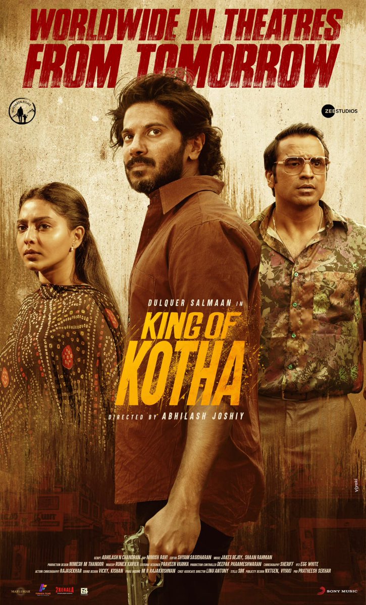 #KingOfKotha From Tomorrow!

Terrific advance booking so far, Record Day 1 guaranteed✅