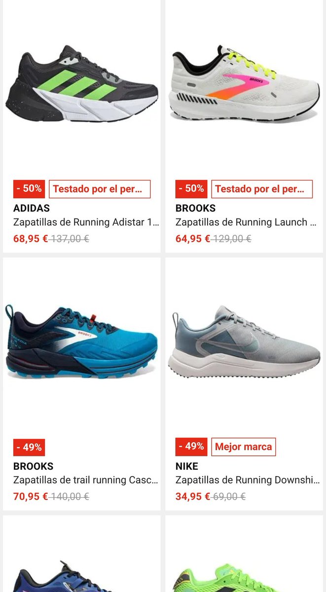 CholloRunning's tweet photo. Buenas ofertas en zapatillas de atletismo en https://t.co/llqOz5V0cj
Hay multitud de marcas rebajadas. https://t.co/iEeZ6uRT9u