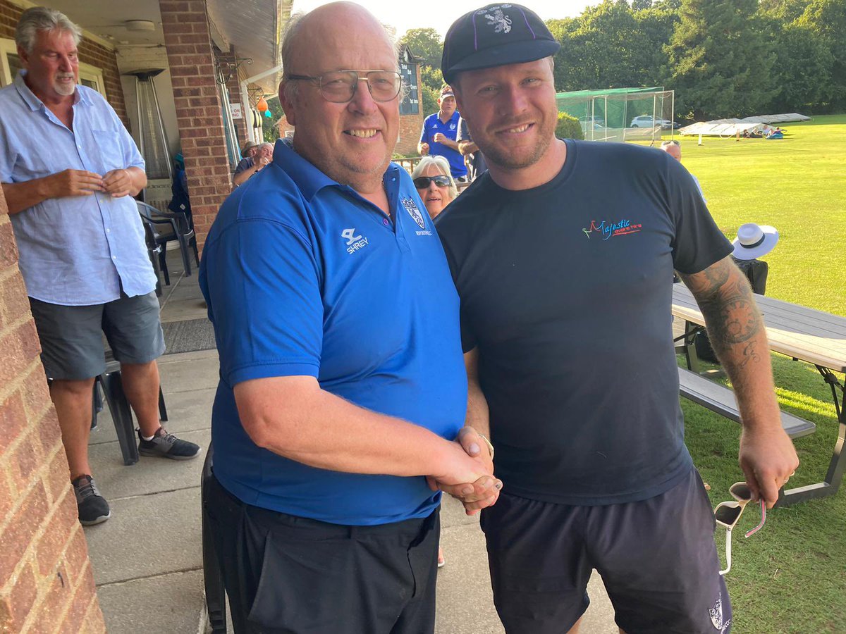 After <a href="/BedfordshireCCC/">Bedfordshire CCC</a> victory <a href="/FlitwickCC/">Flitwick CC 🏏🦦🦦💛💙</a> against <a href="/HertsCCC/">Hertfordshire CCC</a> 
The win sees us promoted to <a href="/NCCA_uk/">NCCA (National Counties Cricket Association)</a> Eastern Division One.
Beds CCC Chairman <a href="/IanDavidSmith2/">Ian David Smith</a> capped <a href="/MattColes_90/">Matthew Coles</a>.
Matt took a remarkable 24 wickets in 3 Championship games played.