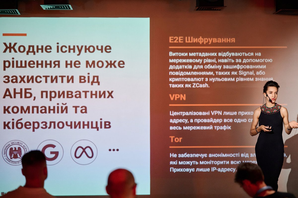 yana_tnfl's tweet photo. I was proud to present @nymproject's #privacy eco-system: #mixnet, #NYM-token, mixnodes operating and staking as well as our applications like #NymWallet and #NymConnect
Our developers support SDK's have awakened a lot of interest among the techies in the community as well 🤓 https://t.co/dQ8AbCuSV9