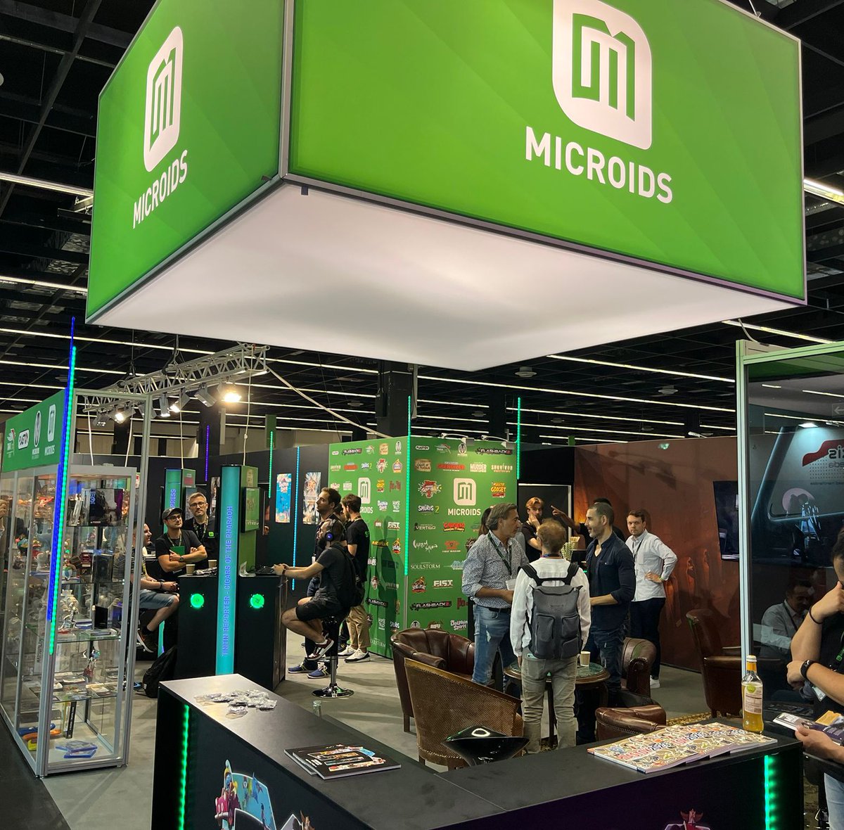 Microids_off's tweet photo. Day one at the @gamescom! 🥳

Let's meet and try our upcoming games during the convention:
🎮 Hall 6 | Booth B060 
💼 Hall 2.2 | Booth A040

#Gamescon2023 https://t.co/va9pfnMEjm