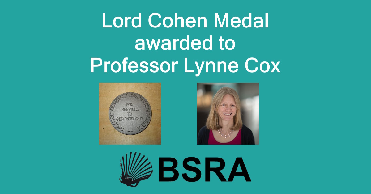 British Society for Research on Ageing (@bsrageing) on Twitter photo The British Society for Research on Ageing is pleased to announce the award of the Lord Cohen Medal to Professor Lynne Cox <a href="/OxAgeN_oxford/">Lynne Cox</a> <a href="/BiochemOxford/">Department of Biochemistry at Oxford University</a> for her outstanding achievements and contributions to understanding the biology of ageing.
Read more:
bsra.org.uk/news/lord-cohe… The British Society for Research on Ageing is pleased to announce the award of the Lord Cohen Medal to Professor Lynne Cox <a href="/OxAgeN_oxford/">Lynne Cox</a> <a href="/BiochemOxford/">Department of Biochemistry at Oxford University</a> for her outstanding achievements and contributions to understanding the biology of ageing.
Read more:
bsra.org.uk/news/lord-cohe…