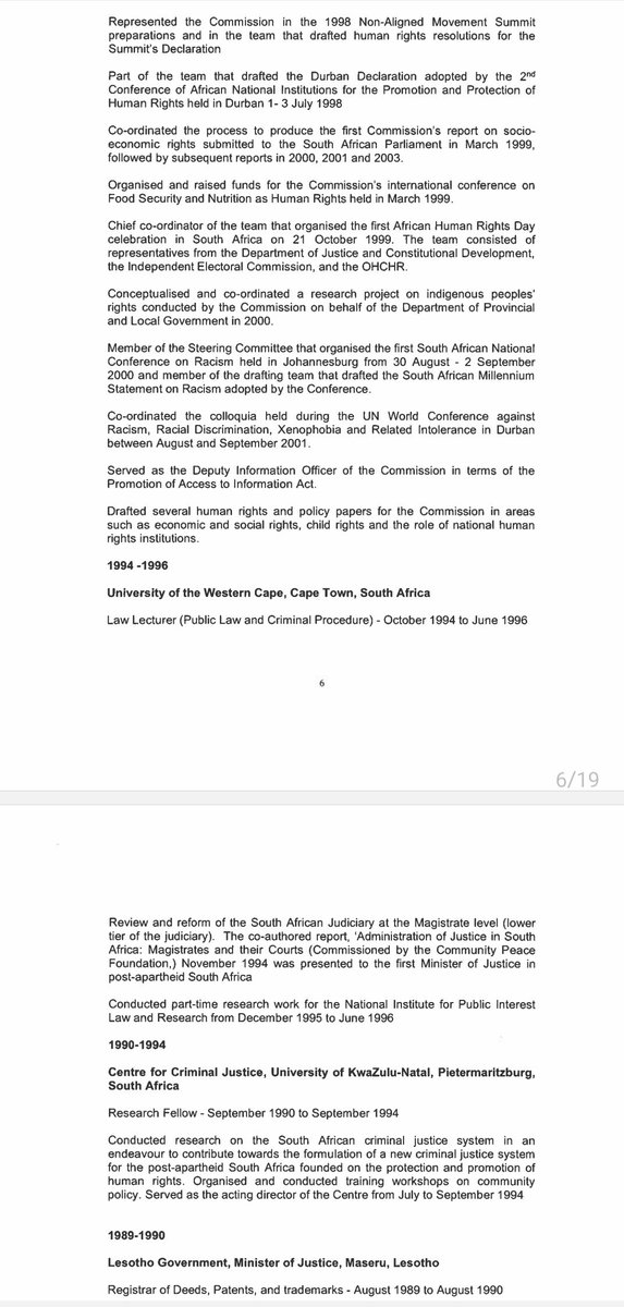 AthiMtongana's tweet photo. Former Human Rights Commission CEO, Adv. Thipanyane says his experience and track record speaks for itself. Have a look at extracts from his CV. #PPInterviews #Newzroom405 https://t.co/WUMpdopkGC