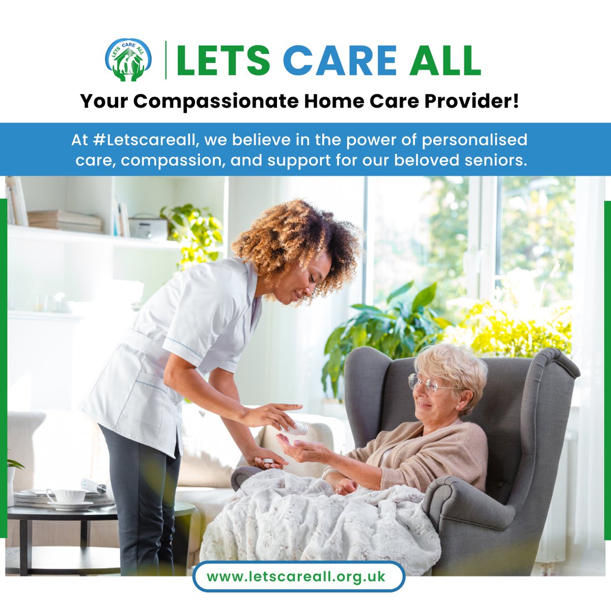 At Let's Care All, we're dedicated to providing your loved ones with the compassionate and personalised care they deserve. Join us in giving back to those who have given us so much.
 #compassionatecare #elderlysupport #personalisedsupport #seniorcarehome #homecareprovider