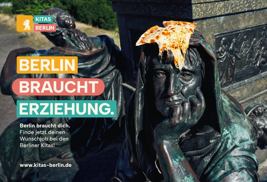Es ist soweit: unsere Personalkampagne "Kitas Berlin"  ist gestartet. Berlin braucht Erziehung! Gestalte mit, wie wir in Zukunft in unserer Stadt zusammenleben! Weitere Informationen zu der Kampagne findet ihr auf der Website: kitas-berlin.de.
<a href="/Kigaeno/">Kindergärten NordOst</a>