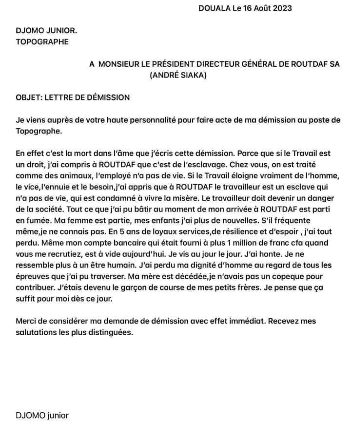 aristidemabatto's tweet photo. Donc la lettre de démission du fantomatique "Djomo Junior" datée du 16 août 2023, fait l'objet d'une Une qui paraît le même jour.
La rapidité du traitement de l'info est aussi louche que la ligne éditoriale de #LaNouvelle.
#Roudaf tend la perche à Junior.
#LaNouvelle
#ComDeCrise https://t.co/HQvo3bo31R