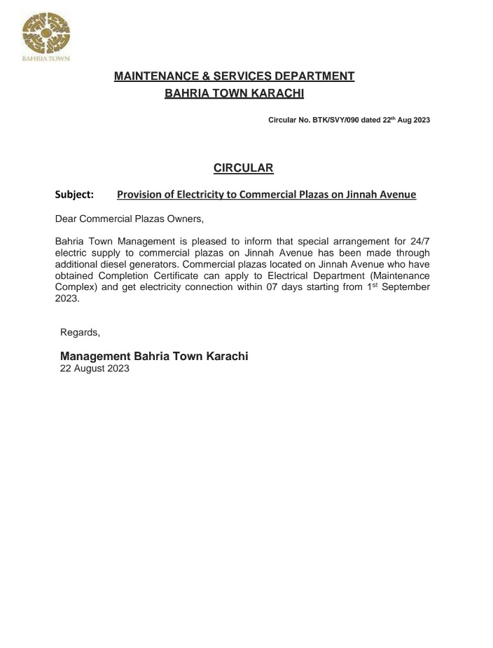 MPDbyGillani's tweet photo. Good News For Bahria Town Karachi Main Jinnah Avenue Commercial Office Owners &amp; Clients https://t.co/qmEEGKbQ0g