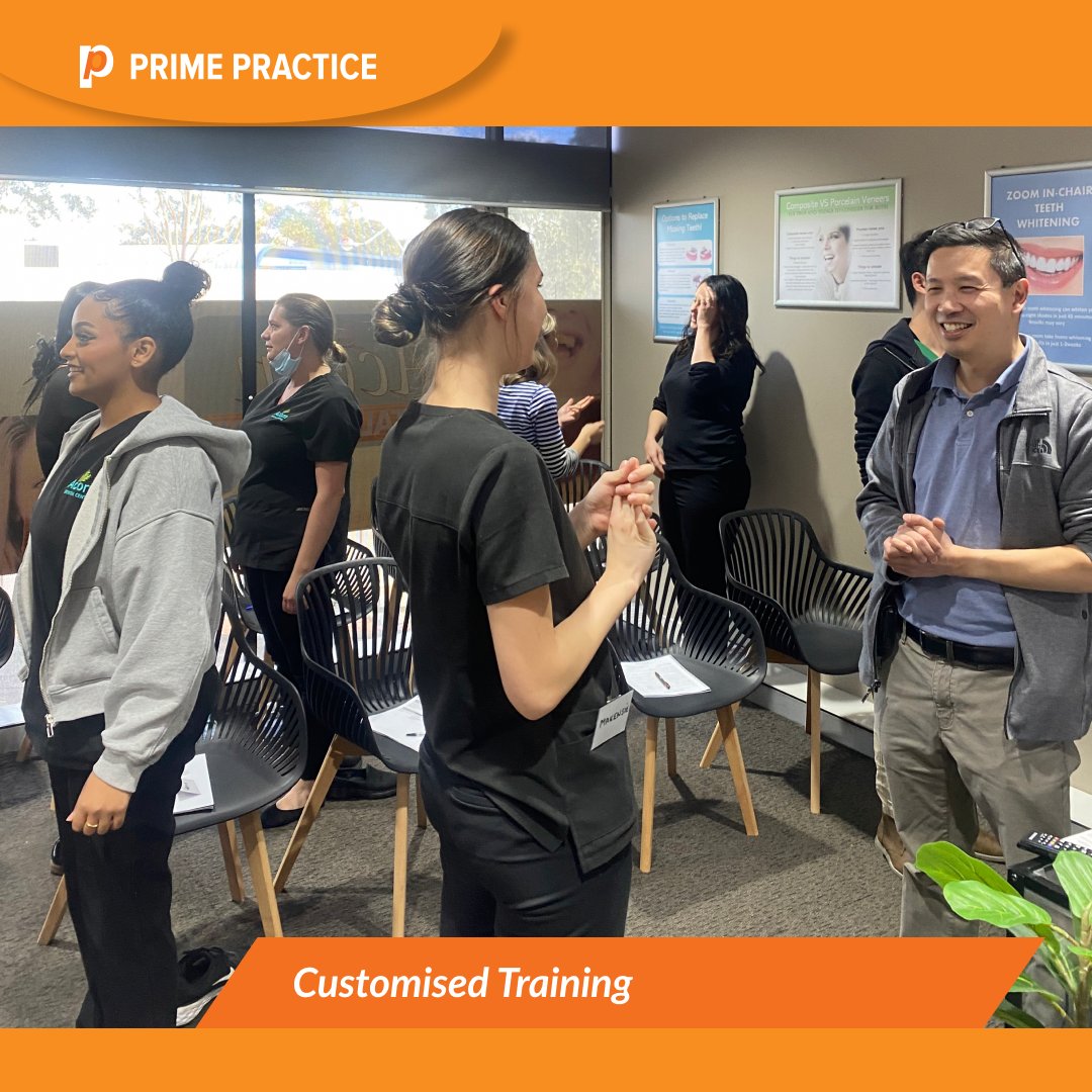 PrimePractice's tweet image. Inspiring day with Acorn Dental! Last month, we joined forces with Acorn Dental in Perth for a memorable Customised Training session led by Coach Daleen Kupsch. It was an interactive day of growth and learning, benefitting the entire team. Read more: bit.ly/3qGHVgY