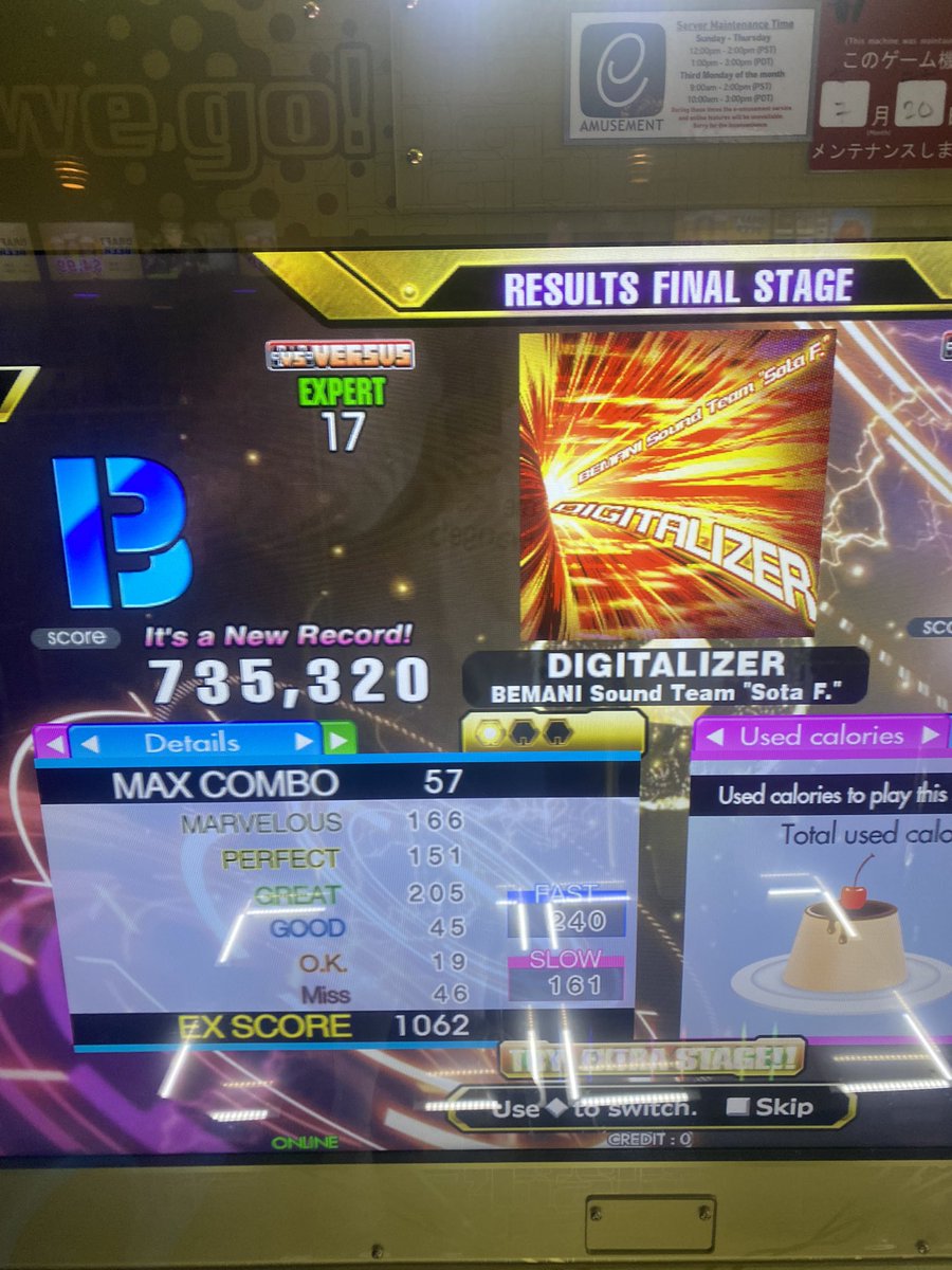grantneedshelp's tweet image. start of summer i set the goal of clearing a 17 by the end of summer. Completely forgot that goal and remembered it yesterday when I realized I start class today. Went to the arcade expecting a grind and I did this on my first game. Fucking blown away (only cleared 3 16s before)